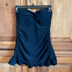 Kenneth Cole Reaction Black One-Piece Swimsuit Sz. 4